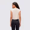 Womens cropped cap sleeve t shirt - Image 4