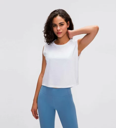 Womens cropped tank top