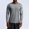 Long sleeve jaquard camo fitness t shirt for man - Image 2