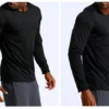 Long sleeve jaquard camo fitness t shirt for man - Image 7
