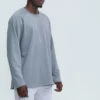 Mens oversized long sleeve t shirt - Image 8