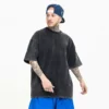 Heavyweight oversized acid wash t shirt - Image 2