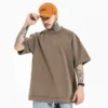 Loose fit vintage wash heavyweight t shirt - Image 2