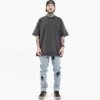 Loose fit vintage wash heavyweight t shirt - Image 9