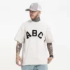 flock printing cotton mens t shirt - Image 3