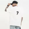 button up mens jersey t shirt with flock printing - Image 3