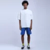 high neck drop shoulder 90s style t-shirt - Image 6