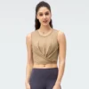 Tie back lightweight sport tank top with your own design - Image 2