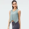 Tie back lightweight sport tank top with your own design - Image 11