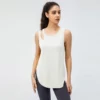 Women split hem sports tank top - Image 15