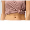 Women split hem sports tank top - Image 9