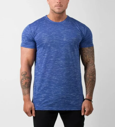Mens triblend slim fit t shirt