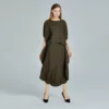 Woman crinklely pleated t-shirt blouse top manufacturer - Image 7