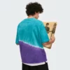 Custom tie dye t shirt with silk screen printing - Image 3
