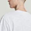 Plain blank white slub cotton t shirt - Image 6