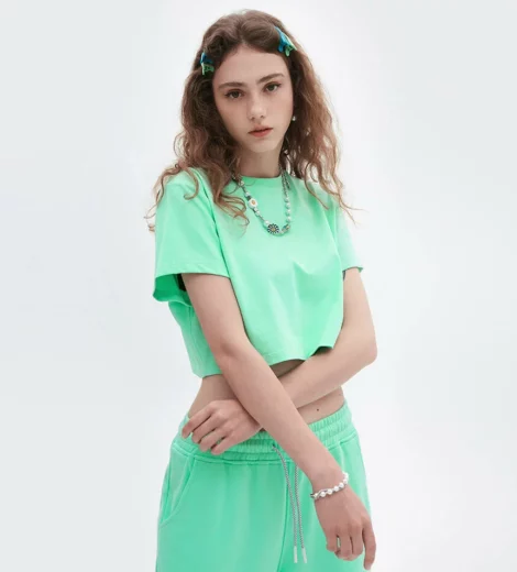 customized crop top women