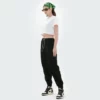 Blank white short sleeve crop top women - Image 5