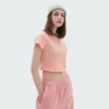Custom logo tight crop tops with custom label - Image 3