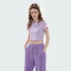 Custom logo tight crop tops with custom label - Image 7