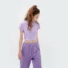 Custom logo tight crop tops with custom label - Image 6