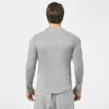 Custom long sleeve slim fit curved hem t shirt for man - Image 11