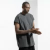 Cap sleeve heavyweight boxy fit t shirt man - Image 6