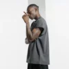 Cap sleeve heavyweight boxy fit t shirt man - Image 7
