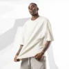 Heavyweight oversized man cotton t shirt - Image 2