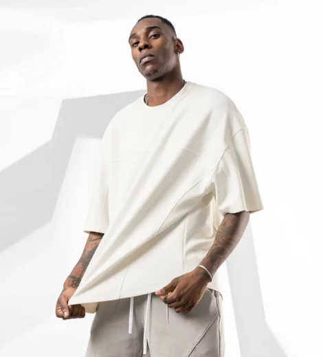 Heavyweight oversized man cotton t shirt