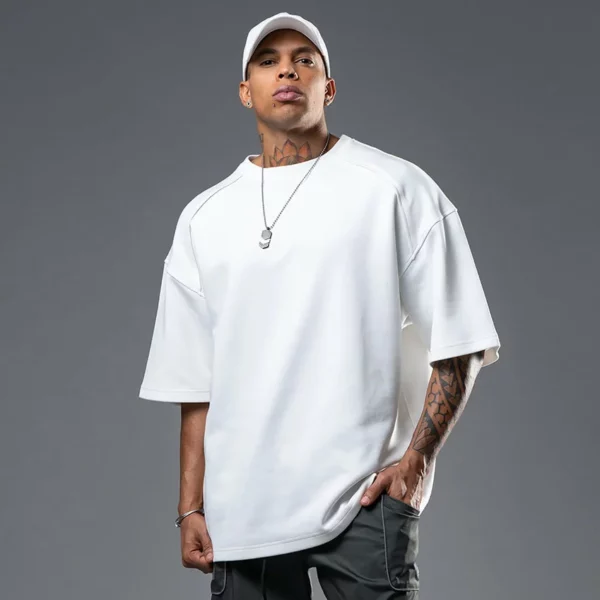 Heavyweight plus size boxy t shirt sportswear
