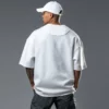 Heavyweight plus size boxy t shirt sportswear - Image 5