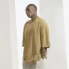 Turtle neck mens cotton t shirt wholesale - Image 3