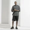 Turtle neck mens cotton t shirt wholesale - Image 8