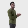Long sleeve slim fit athletic t shirt - Image 2