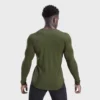 Long sleeve slim fit athletic t shirt - Image 4