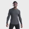 Long sleeve slim fit athletic t shirt - Image 8