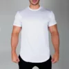 Polyester fast dry mesh workout t shirt in bulk - Image 2