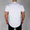 Polyester fast dry mesh workout t shirt in bulk - Image 3