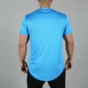 Polyester fast dry mesh workout t shirt in bulk - Image 7