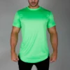 Polyester fast dry mesh workout t shirt in bulk - Image 6
