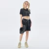 Vintage wash ripped cropped t shirt for woman - Image 5