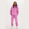 Unisex oversized couple french terry tracksuit wholesale - Image 5