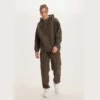 Unisex oversized couple french terry tracksuit wholesale - Image 9