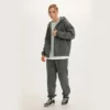 Unisex couple cotton fleece tracksuit - Image 5