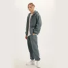 Unisex couple cotton fleece tracksuit - Image 14