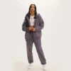 Unisex couple cotton fleece tracksuit - Image 11
