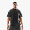 custom mens raw hem boxy t-shirt - Image 4