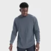 long sleeve curved hem t shirt with your design - Image 7