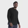 long sleeve curved hem t shirt with your design - Image 5
