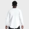 long sleeve curved hem t shirt with your design - Image 3
